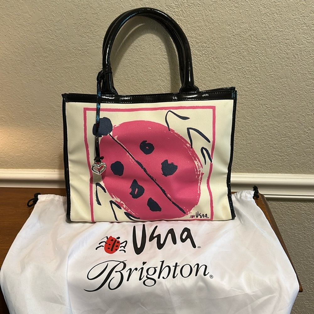 Brighton Vera Neuman Ladybug Expandable Tote Purse 2014 Limited Collection